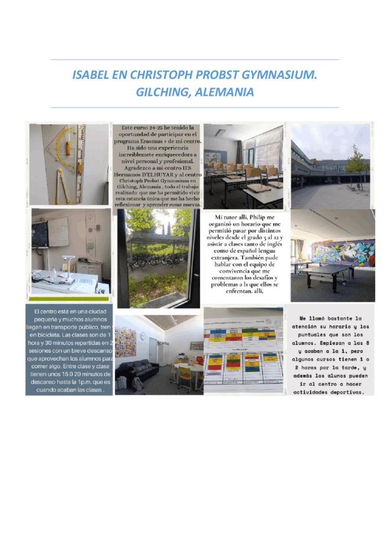 6 ISABEL EN CHRISTOPH PROBST GYMNASIUM
