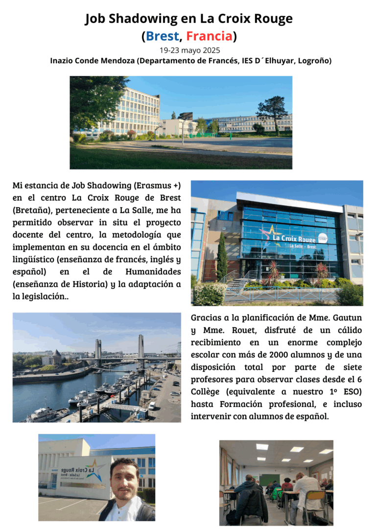 7Job Shadowing en La Croix Rouge (Brest, Francia) 19-23 mayo 2025 Inazio Conde Mendoza (Departamento de Francés, IES D´Elhuyar, Logroño) (1)